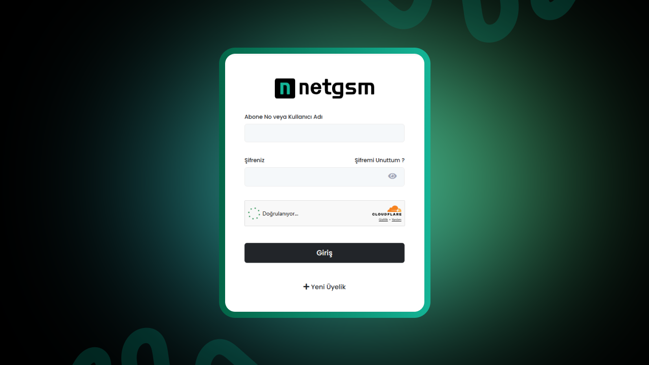 Netgsm Connection